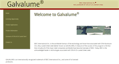 Desktop Screenshot of galvalume.com